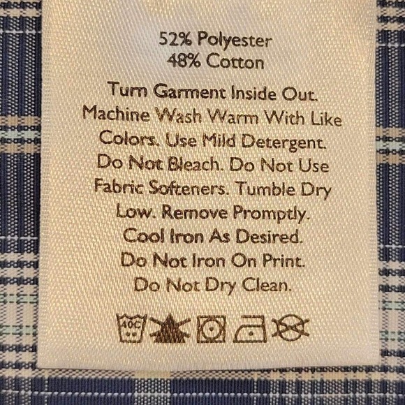 Eddie Bauer Travex Button Down Shirt Men’s Size M Blue Plaid Short Sleeve Hiking - Picture 7 of 11